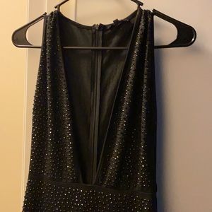 Jumpsuit (black rhinestones)